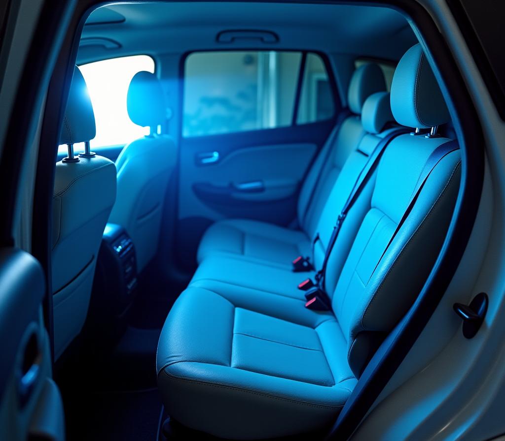 Professional odour removal bacteria cleaning sanitization service Singapore car interior